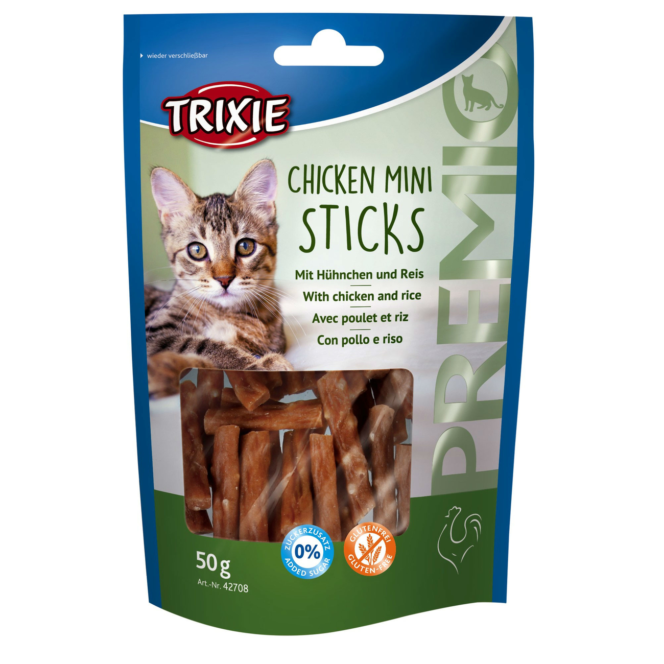 Trixie Premio Katzensticks Mini Katzenleckerchen Bild 1