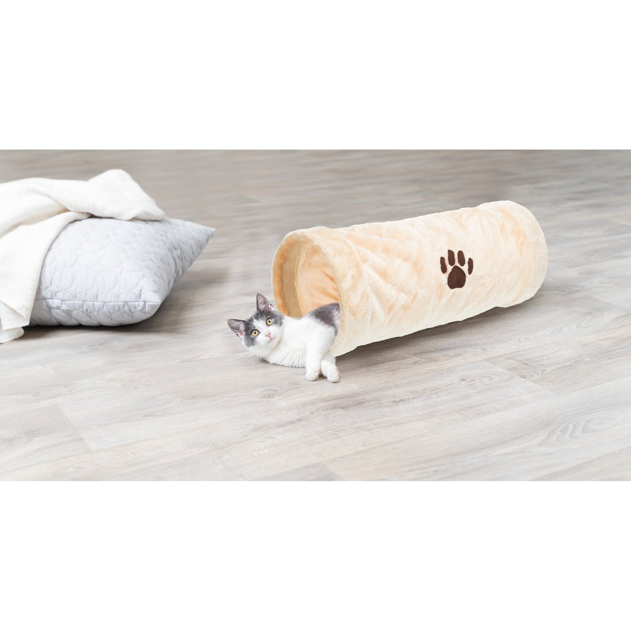 Katzentunnel Spieltunnel aus Plüsch Bild 8