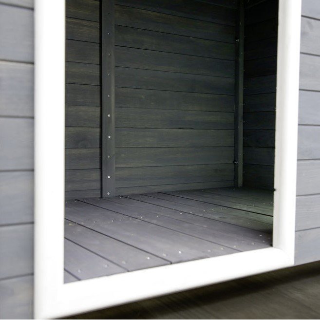 Hundehütte Kenny aus Holz Bild 3