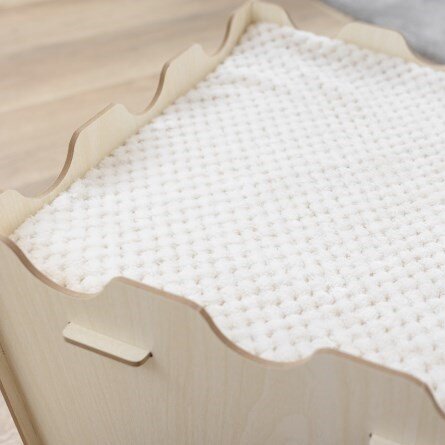 Katzenburg mit kuscheligem Kissen Bild 3