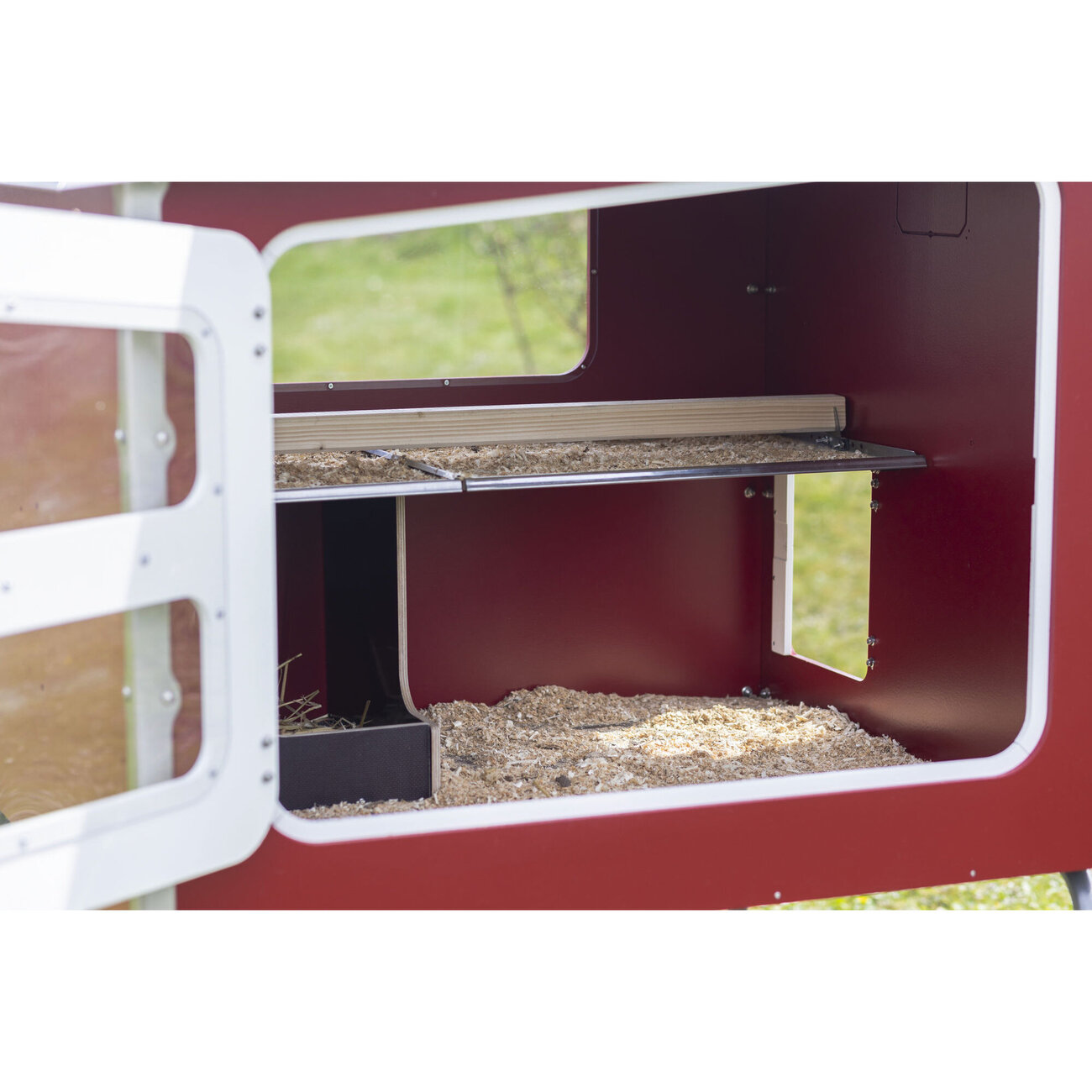 Mobiler Hühnerstall Mobile Coop Holz Bild 5