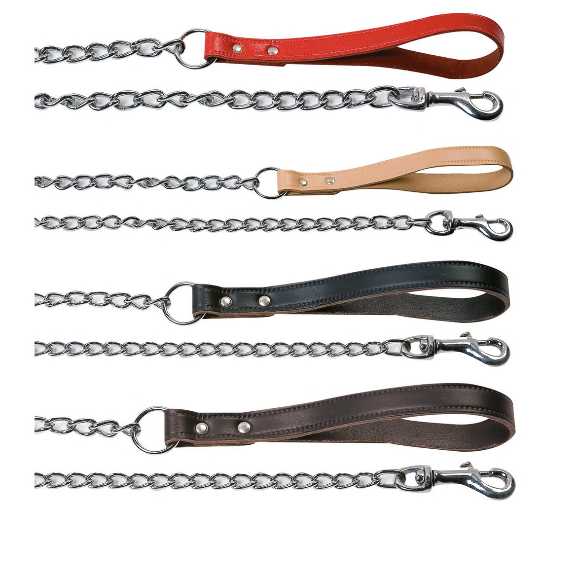 Kettenleine Rondo mit Lederhandschlaufe Bild 1