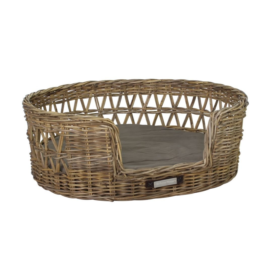 Klassischer Luxury Haustier-Rattankorb Oval Bild 8
