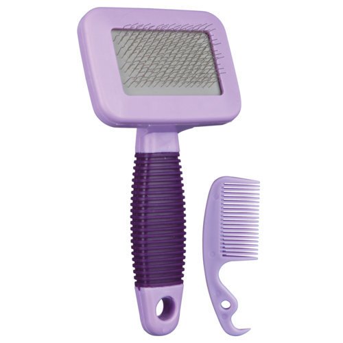 Kleintier Softbürste mit Bürstenreiniger Bild 1