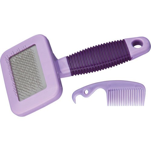 Kleintier Softbürste mit Bürstenreiniger Bild 3