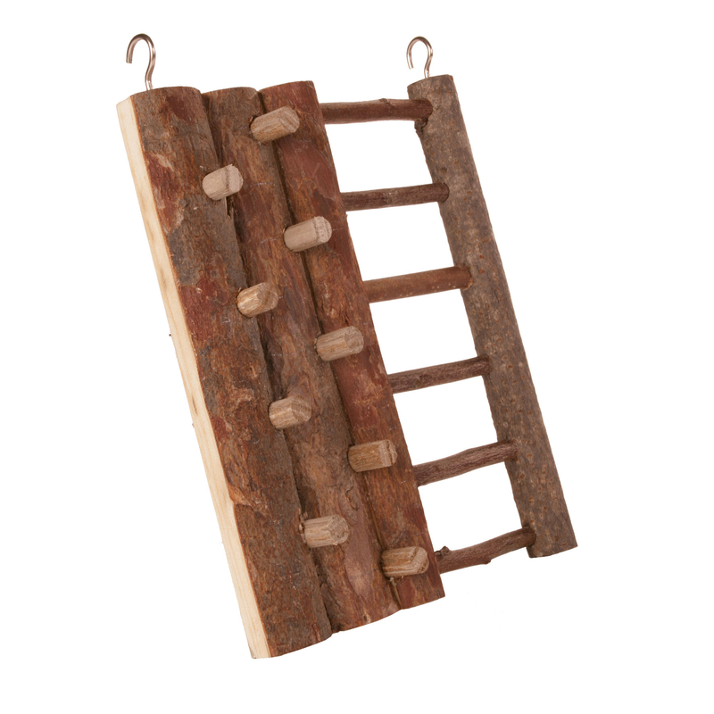 Kletterwand für Kleintiere, Naturholz Bild 1