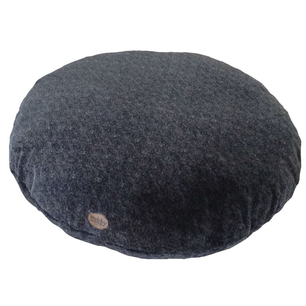 Komfortkissen XL Hundebett Cuddly, Ø 100×20 cm, dunkelgrau Komfortkissen XL Hundebett Cuddly, Ø 100×20 cm, dunkelgrau