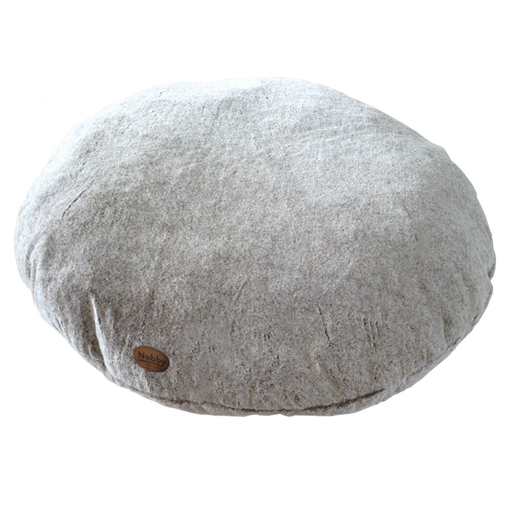 Komfortkissen XL Hundebett Cuddly, Ø 85×20 cm, hellbraun Komfortkissen XL Hundebett Cuddly, Ø 85×20 cm, hellbraun
