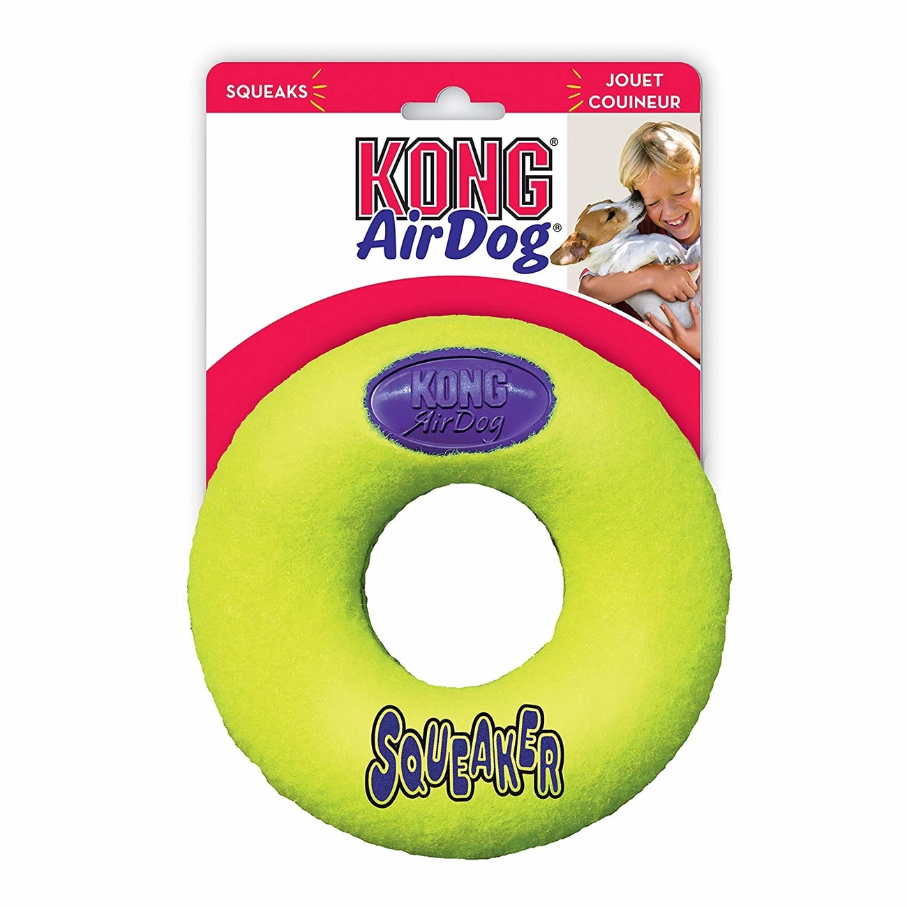 KONG Airdog Donut mit Quietscher Bild 1