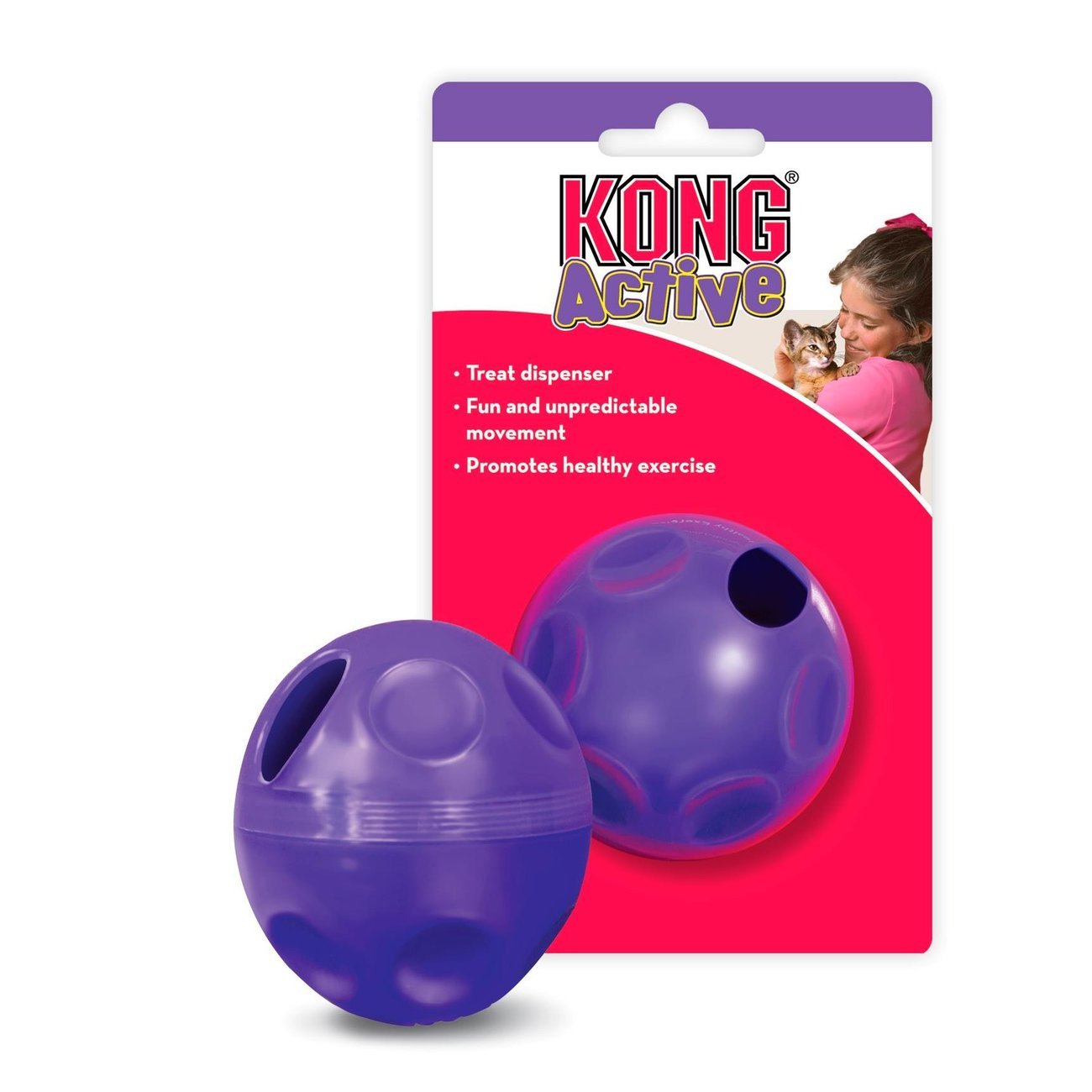 KONG Cat Treat Ball Katzen Snackball Bild 4