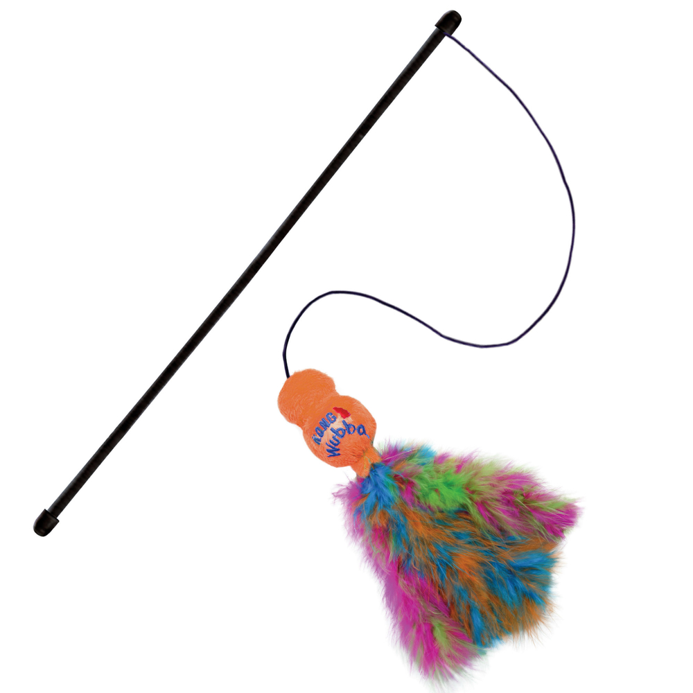 KONG Cat Wubba Boa Teaser Katzen Spielangel Bild 3