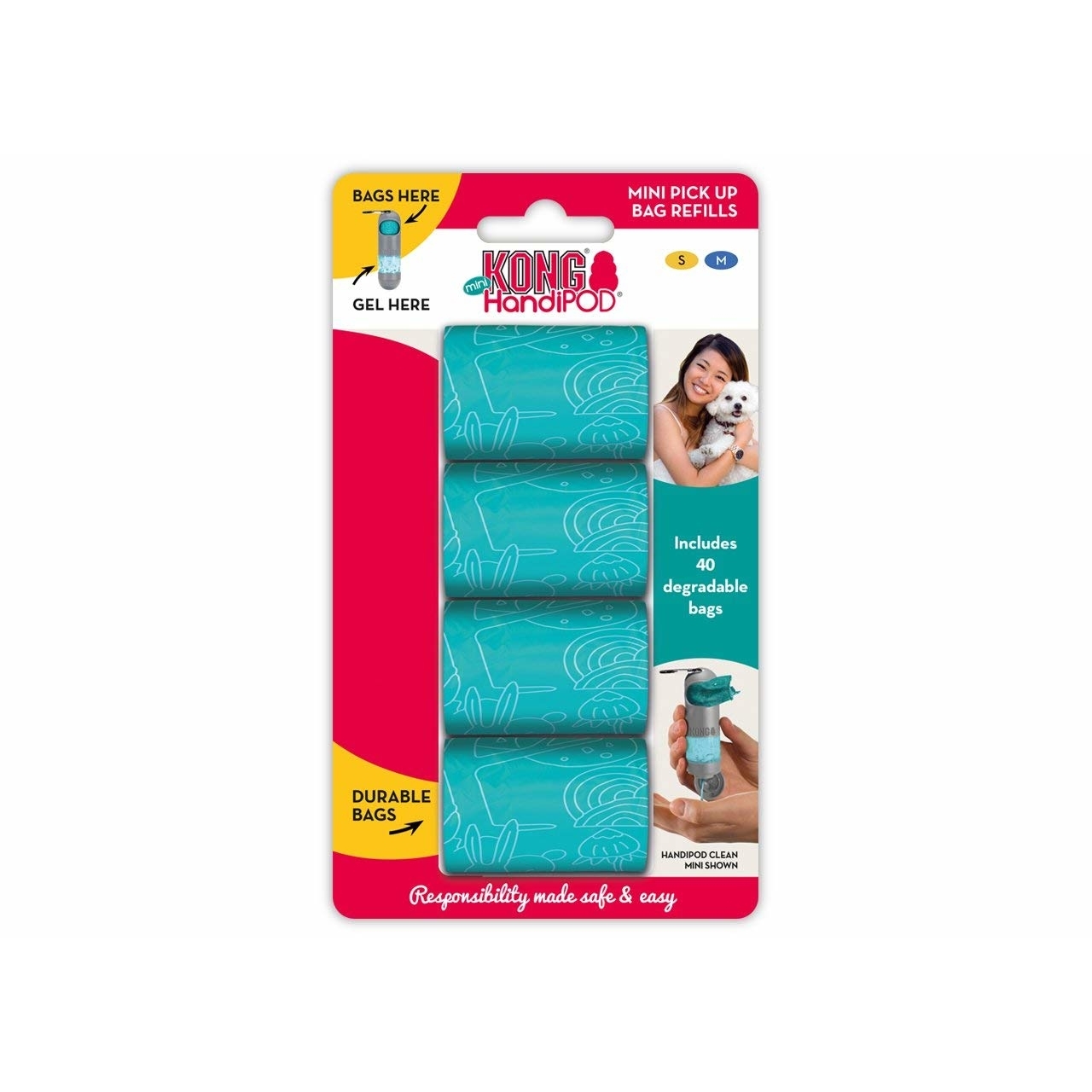 KONG Handipod Large Kotbeutel + Handdesinfektion Bild 8