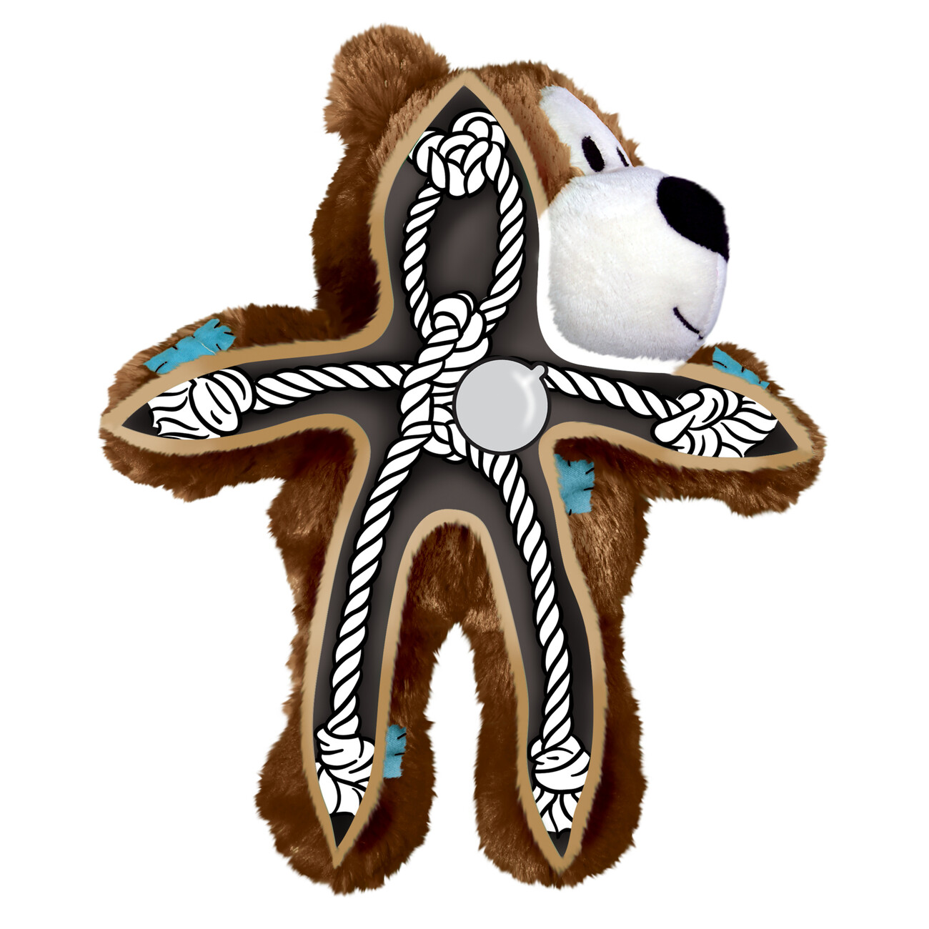 Wild Knots Sport Bear Schiedsrichter - Robustes Hundespielzeug mit WM-Flair Bild 5