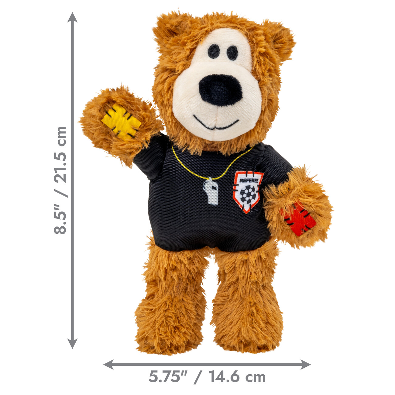 Wild Knots Sport Bear Schiedsrichter - Robustes Hundespielzeug mit WM-Flair Bild 6