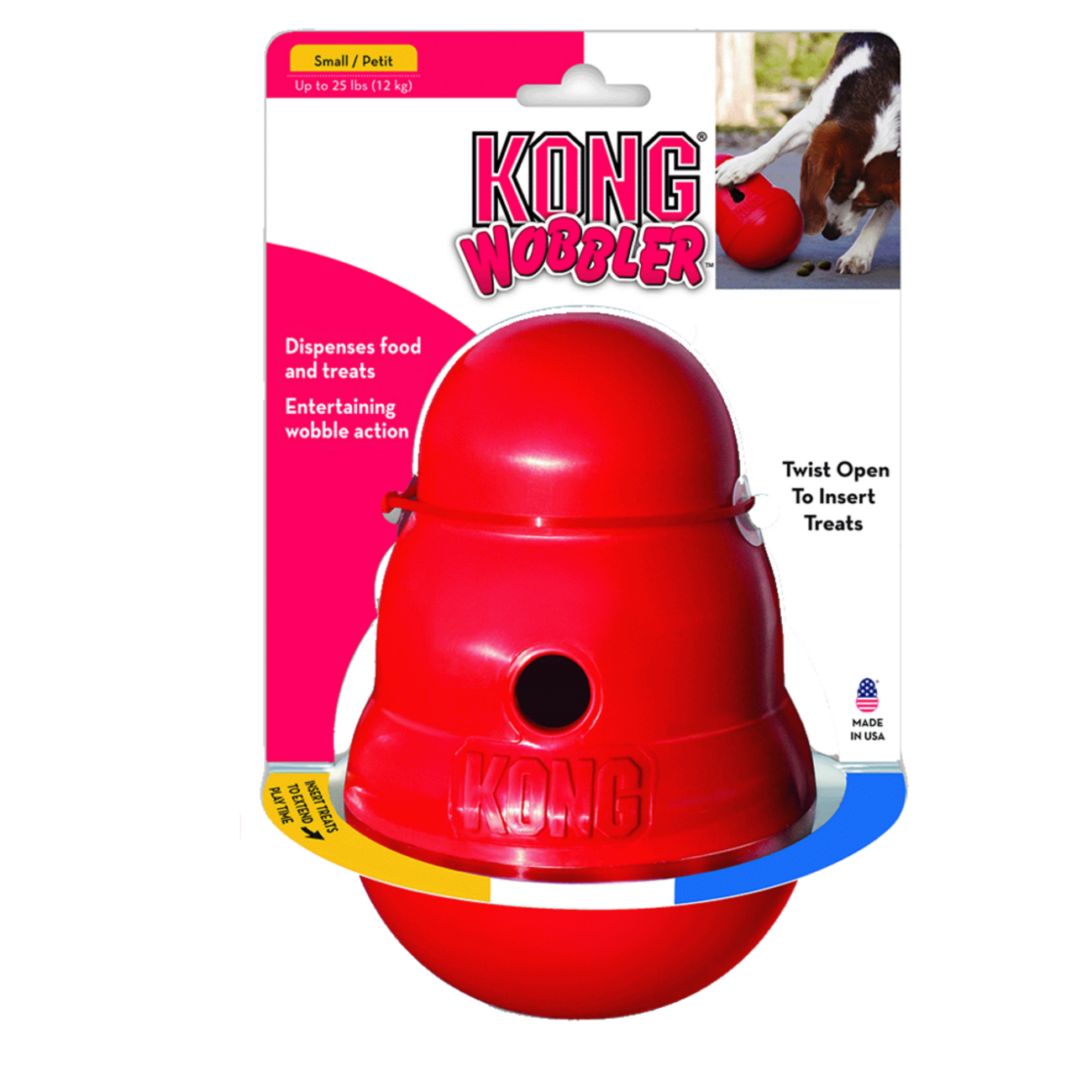 KONG Wobbler Steh-auf-Männchen für Hunde Bild 6