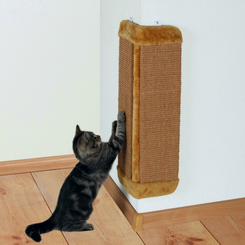 Katzenkratzbrett für Zimmerecken mit Katzenminze Bild 4