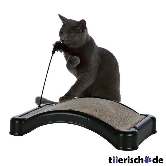 Kratzbrücke mit Kratzpappe für Katzen Bild 1