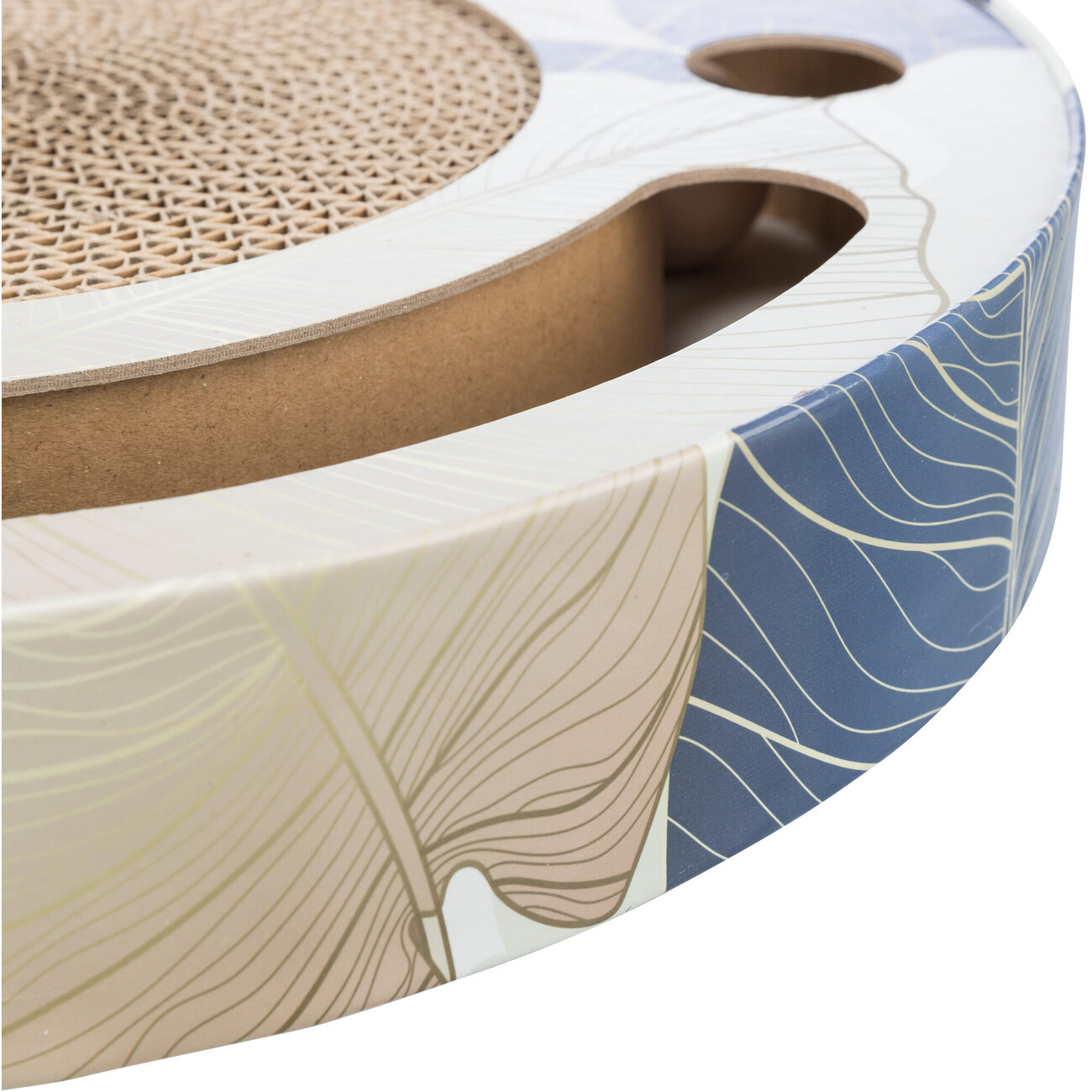 Kratztrommel mit Spielzeug für Katzen Bild 5