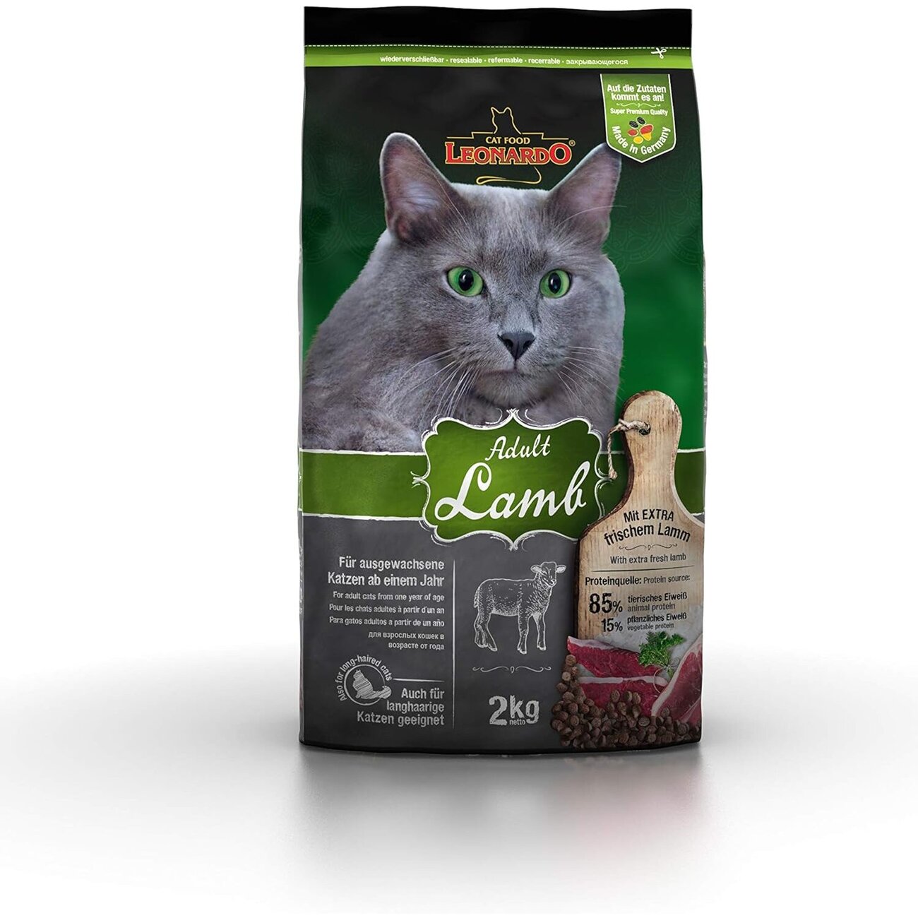 Leonardo Adult Lamm Katzenfutter Bild 1