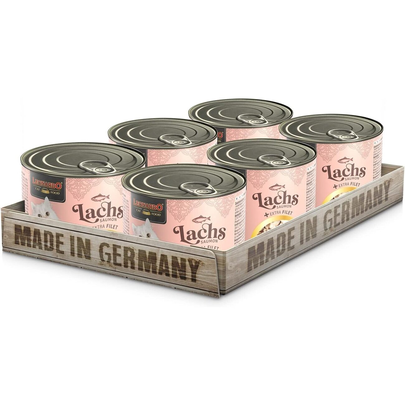 Leonardo Extra Filet Nassfutter, Dosenfutter für Katzen Bild 2