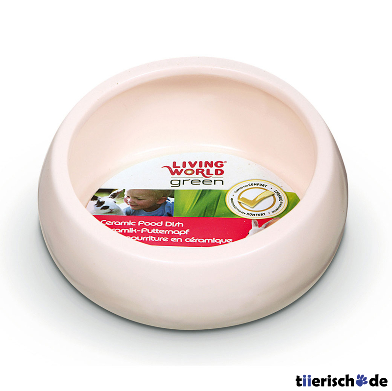 Living World Green Keramik Futternapf für Kleintiere Bild 1