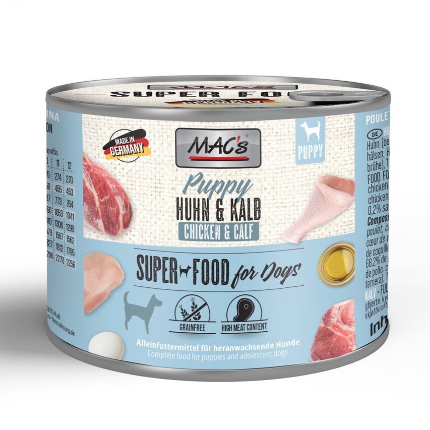 MACs Hundefutter mit Fleisch in Dosen Bild 1