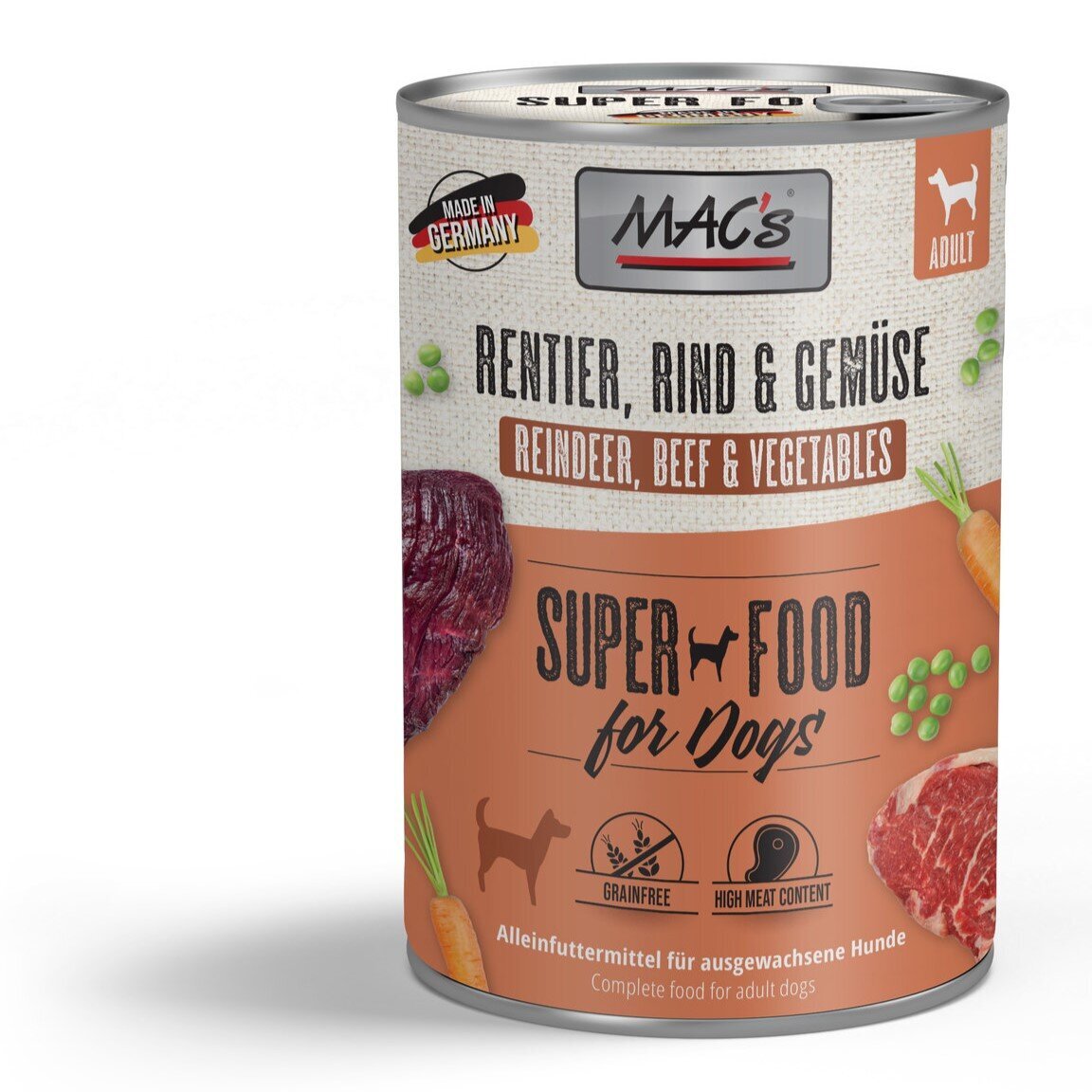 MACs Hundefutter mit Fleisch und Gemüse in Dosen Bild 4