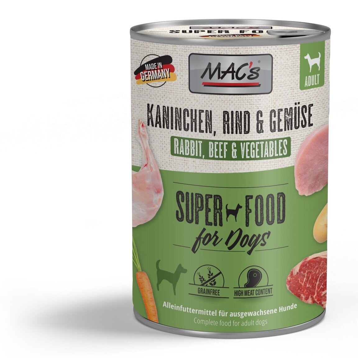 MACs Hundefutter mit Fleisch und Gemüse in Dosen Bild 8