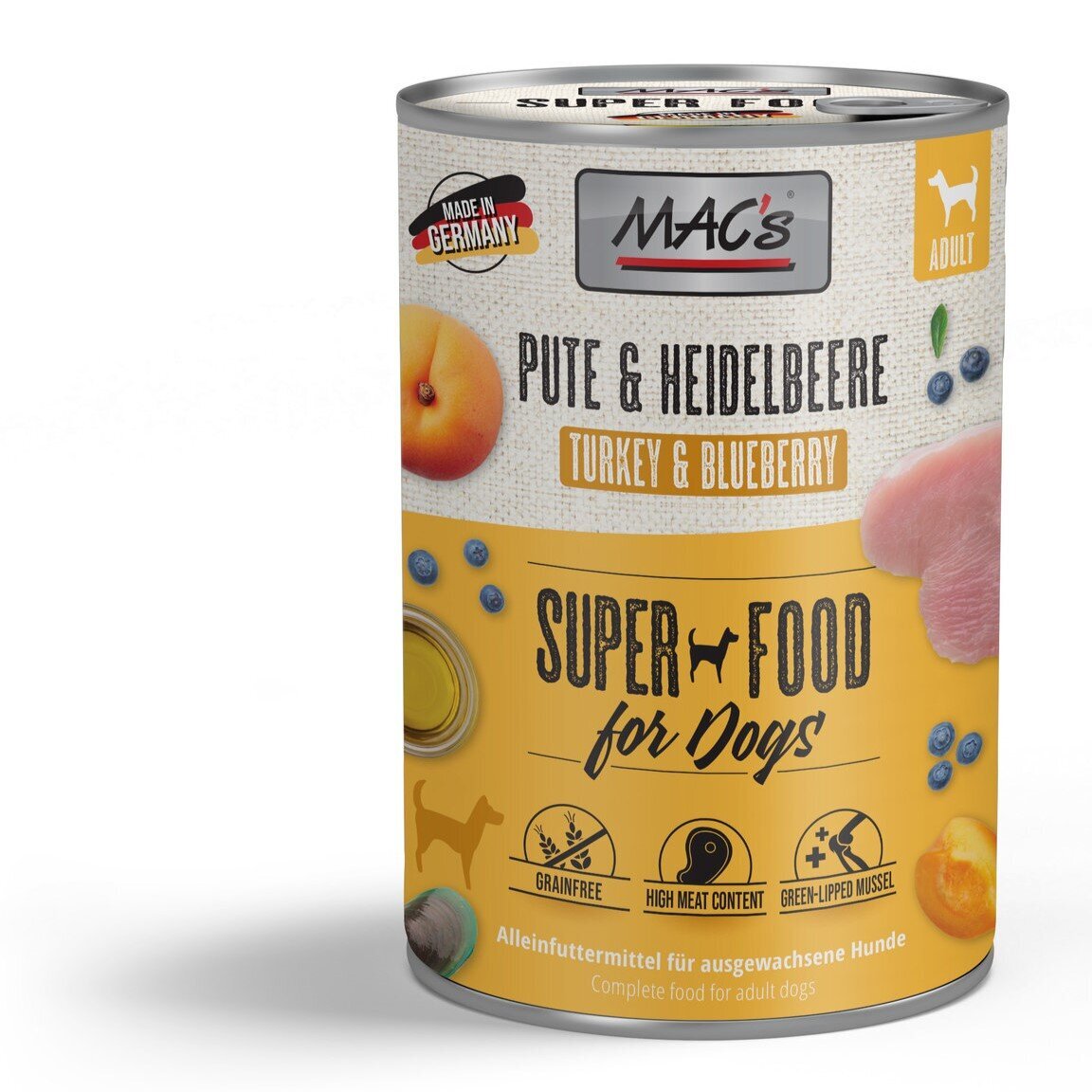 MACs Hundefutter mit Fleisch und Gemüse in Dosen Bild 10