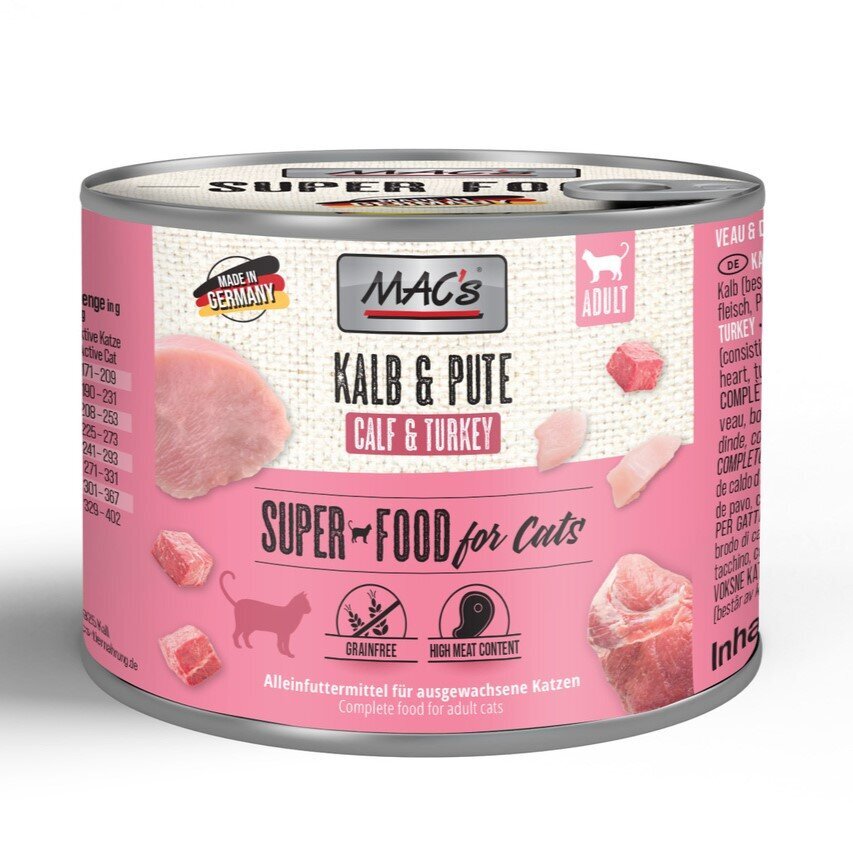 MACs Katzenfutter Kalb & Pute Bild 2