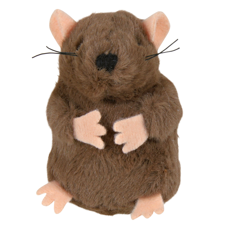 Maulwurf Katzenspielzeug aus Plüsch Bild 1
