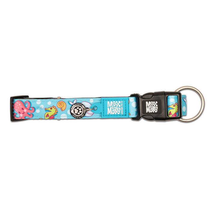 Hundehalsband mit Smart ID Blue Ocean Bild 3