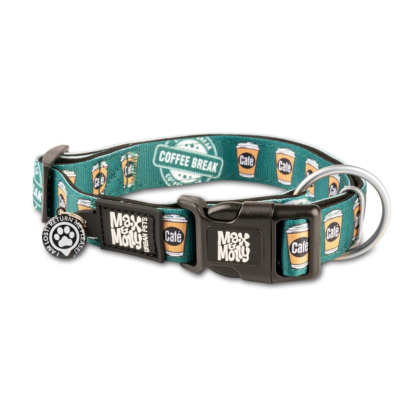 Hundehalsband Smart ID Coffee Break Bild 1