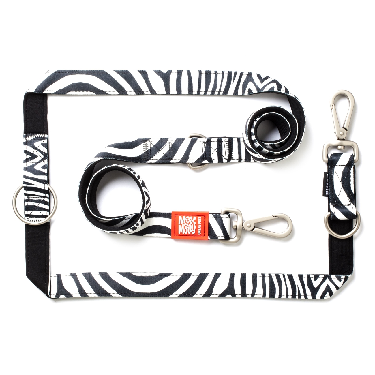 Max & Molly Original Multifunktionsleine Zebra Classic Bild 1