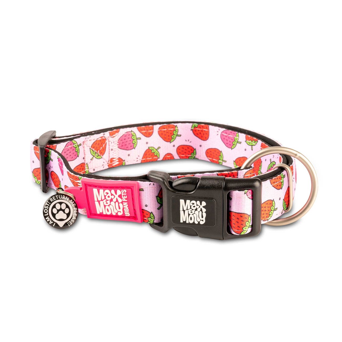 Strawberry Dream Hundehalsband mit Smart ID Bild 1