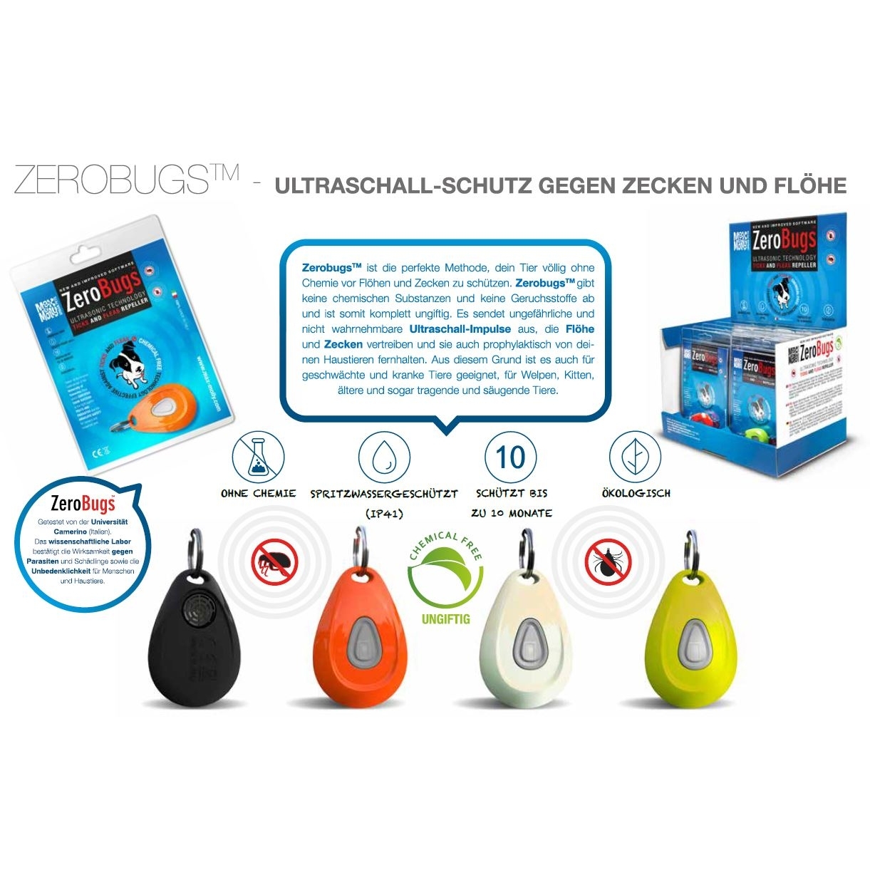 ZeroBugs Ultraschallschutz vor Zecken und Flöhen Bild 4