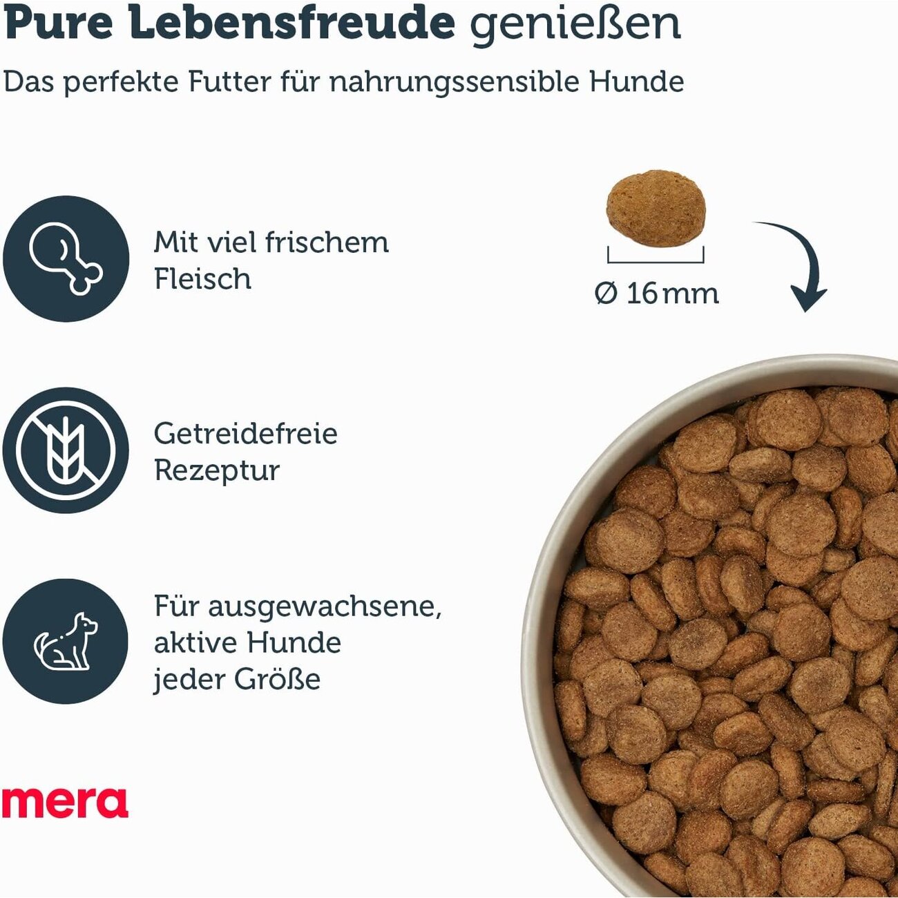 Meradog Pure Sensitive Truthahn & Kartoffel Hundefutter Bild 3