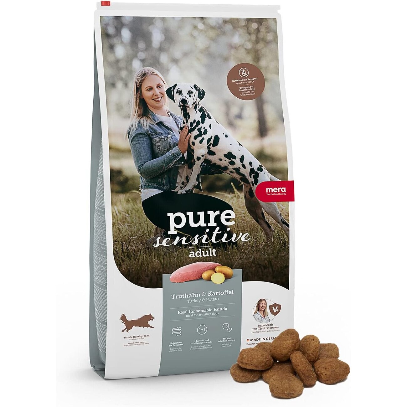 Meradog Pure Sensitive Truthahn & Kartoffel Hundefutter Bild 1