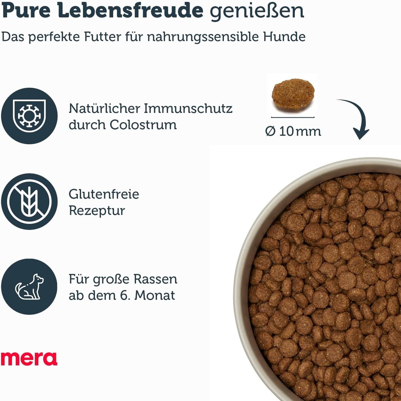 Mera Dog Pure Sensitive Junior Truthahn & Reis Bild 2