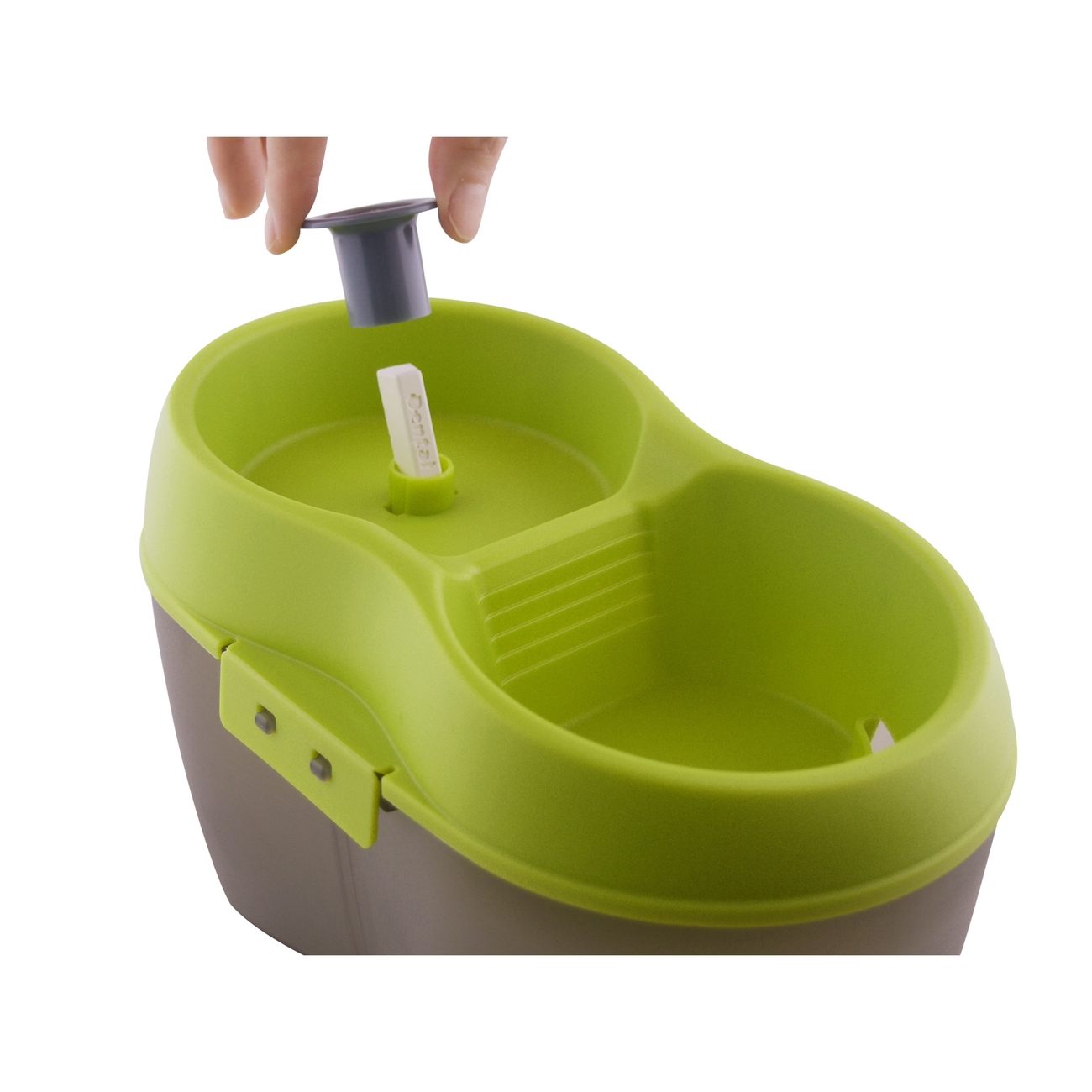 Katzentrinkbrunnen mit Zahnpflege Bild 12