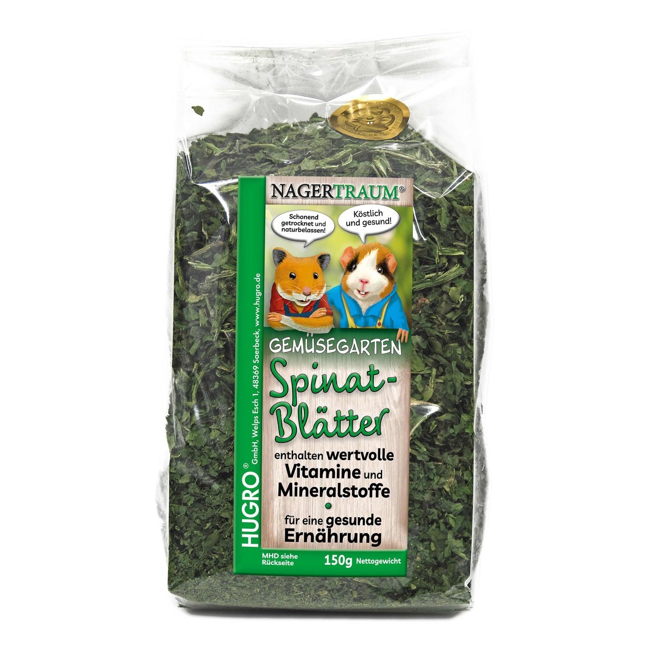 Nagertraum Spinatblätter Bild 1