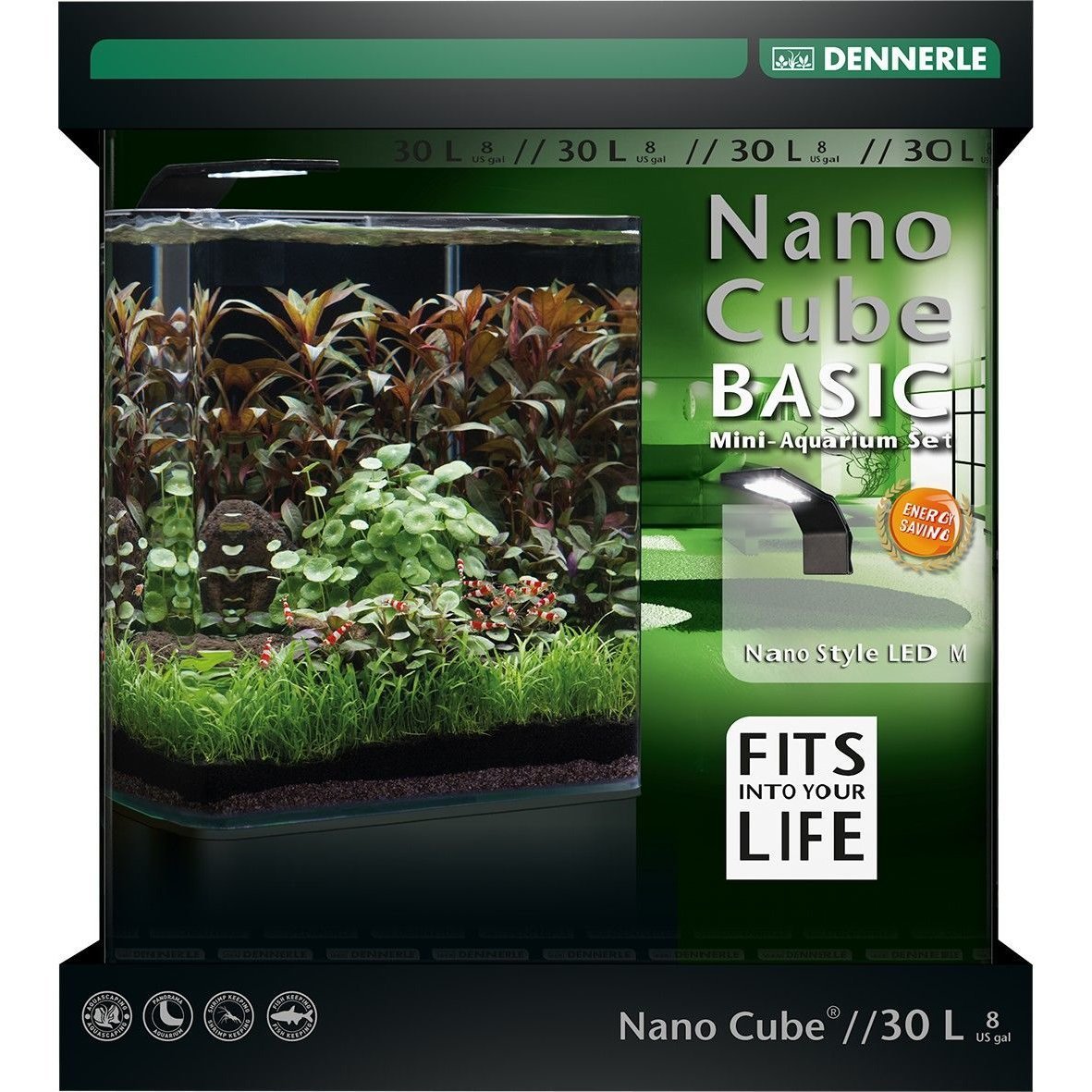 Dennerle NanoCube Basic Style LED Aquarium Bild 5