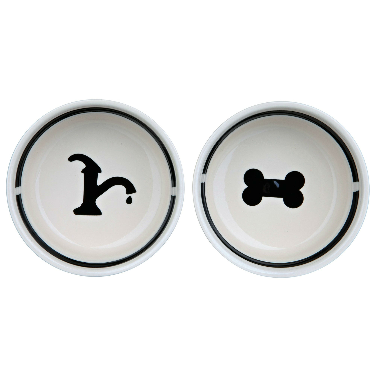 Keramik Hundenapf Set mit Metallhalterung Bild 2