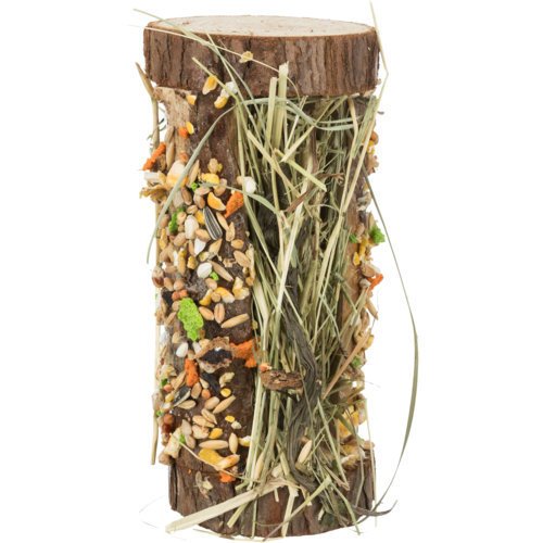 Natur-Snack Holzturm mit Heufüllung Bild 4