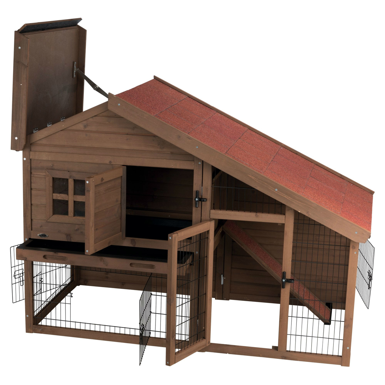 Kleintierstall mit Freilaufgehege Bild 2