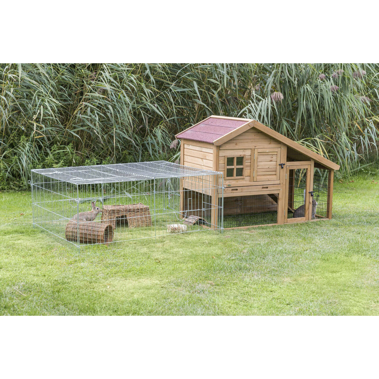 Kleintierstall mit Freilaufgehege Bild 4