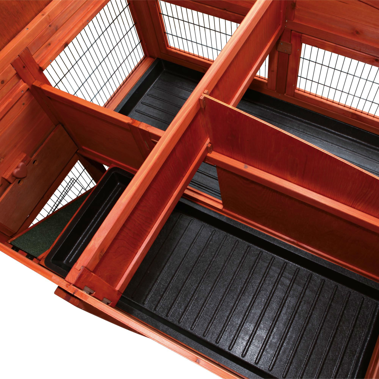 Kaninchenstall XL mit Freilaufgehege Bild 5