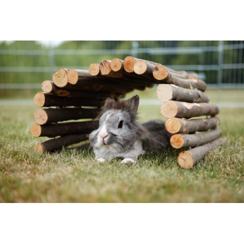 Naturholzbrücke für Kleintiere Bild 2