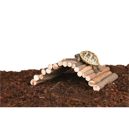 Naturholzbrücke für Kleintiere Bild 4