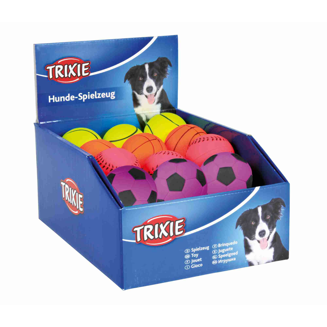 Hundeball Spielball aus Moosgummi 6 cm Bild 4